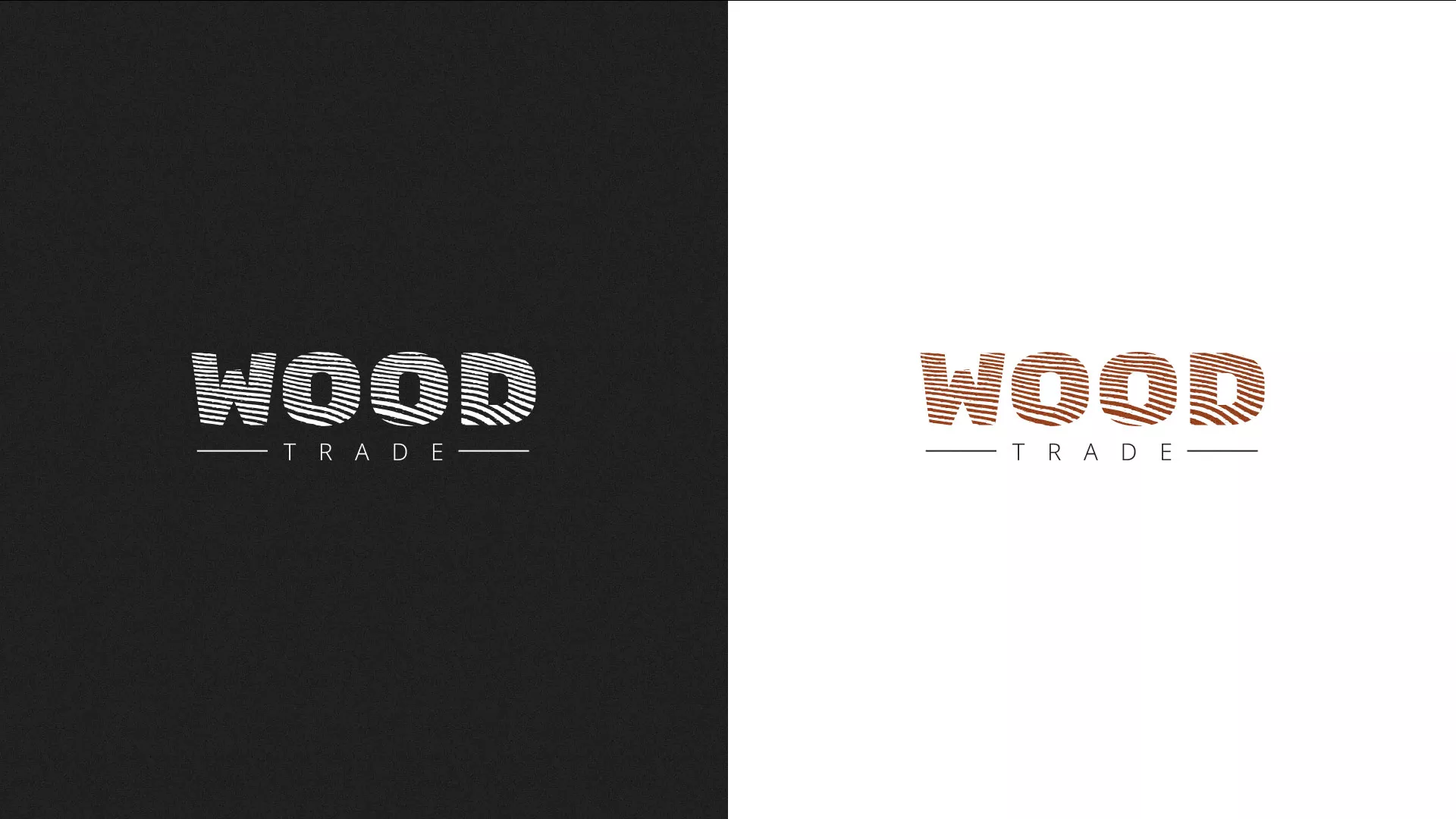 Разработка логотипа для компании «Wood Trade» в Кусе